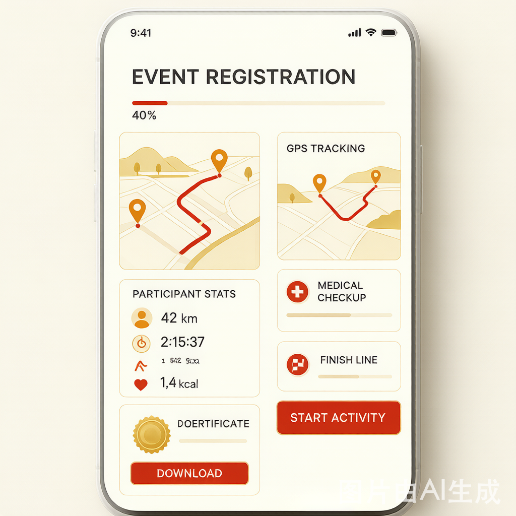 城市定向挑战赛微信小程序界面展示